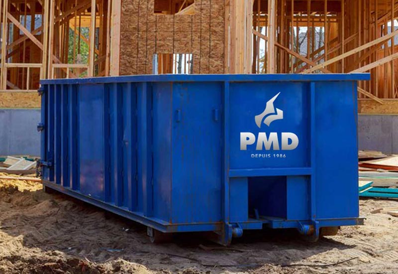Benne déchets industriels banals PMD